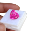 Crystalapis 9.05 Ct Pink Sapphire – AAA Clarity, Trillion Cut, Excellent Grade, Gemstones